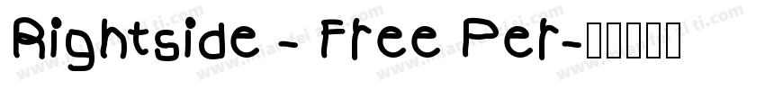 Rightside - Free Per字体转换